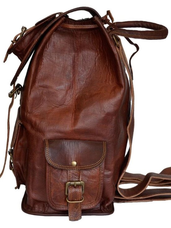 Classy Leather Bags The Outdoor Hiking Backpack, 16 in - New